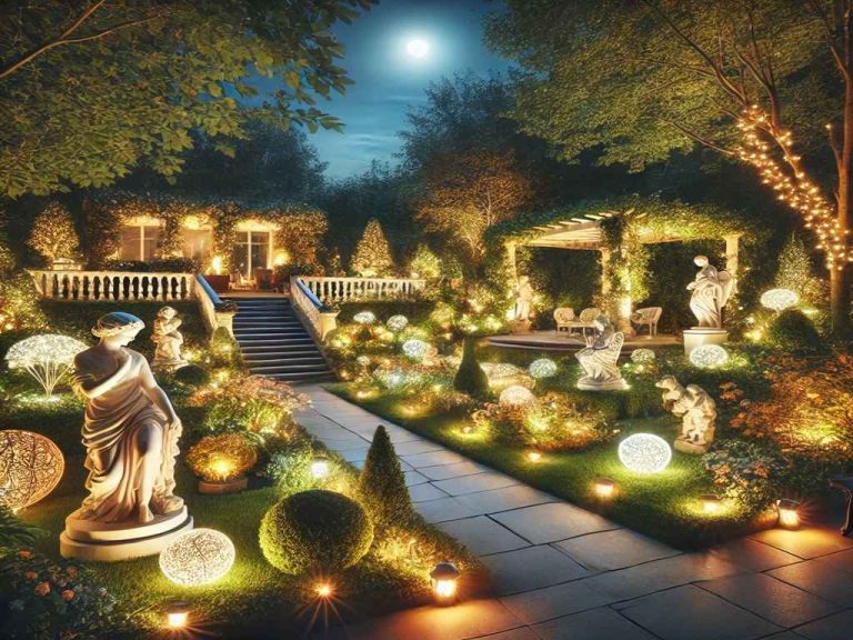 Garden Statue Lighting Ideas for Nighttime Appeal