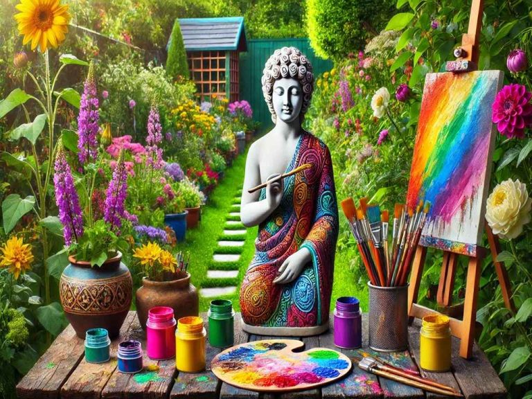 Transform Your Garden DIY Statue Painting Guide