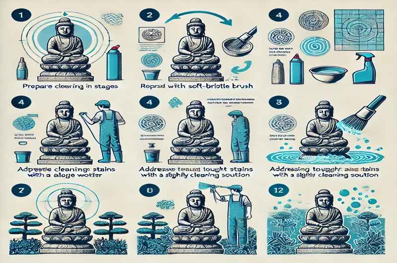 A diagram of a buddha statue  Description automatically generated